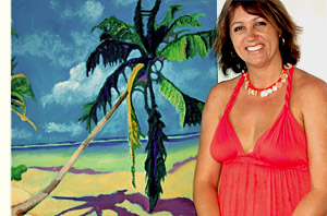 Hotelchefin und K�nstlerin Rebecca Thomson