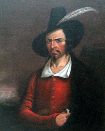 Anonymer Maler: Das Porträt zeigt wahrscheinlich Jean Lafitte zu Beginn des 19. Jahrhunderts - Aus der Rosenberg Library, Galveston, Texas Anonymer Maler: Das Porträt zeigt wahrscheinlich Jean Lafitte zu Beginn des 19. Jahrhunderts - Aus der Rosenberg Library, Galveston, Texas