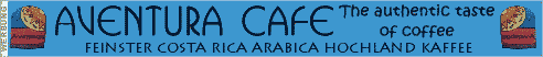 Werbung: Aventura Cafe Costa Rica
